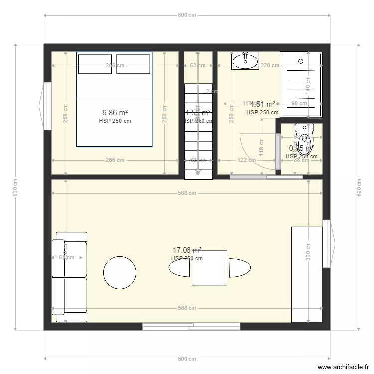 chalet. Plan de chalet. Plan de