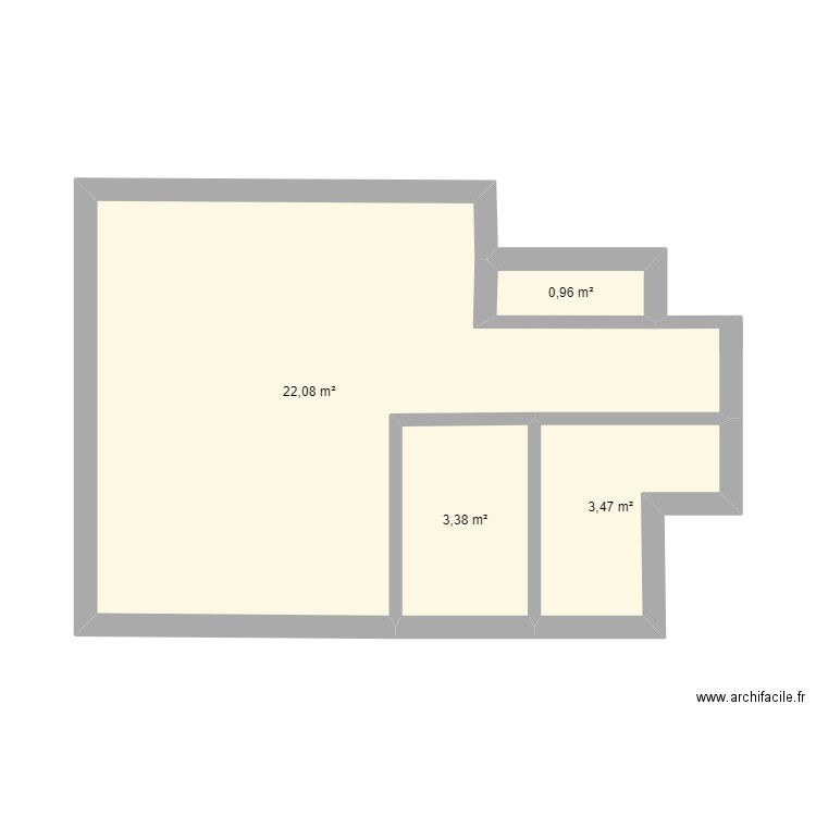 Studio reims 2ème. Plan de 0 pièce et 0 m2