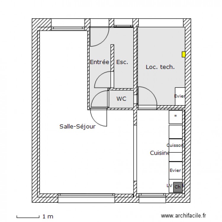 RC Projet V6 - Phase 1 - Deplcmt tabl elec. Plan de 0 pièce et 0 m2