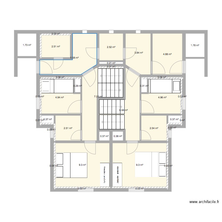 Les Collons Rez Jardin existant. Plan de 0 pièce et 0 m2