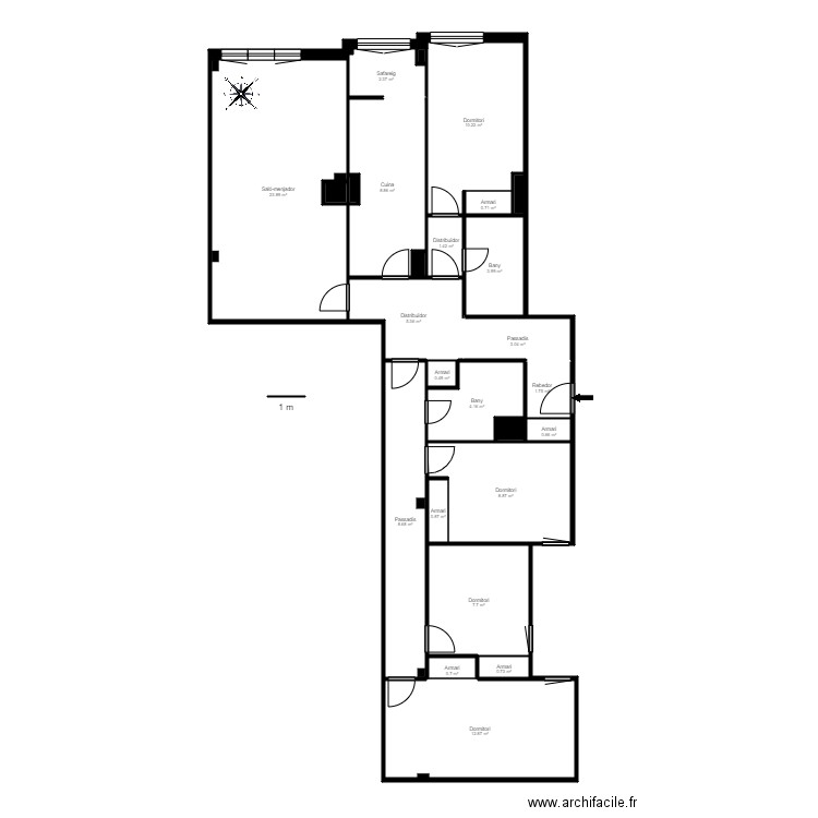 ED EL CORTAL 5 2 ANDORRA LA VELLA. Plan de 0 pièce et 0 m2