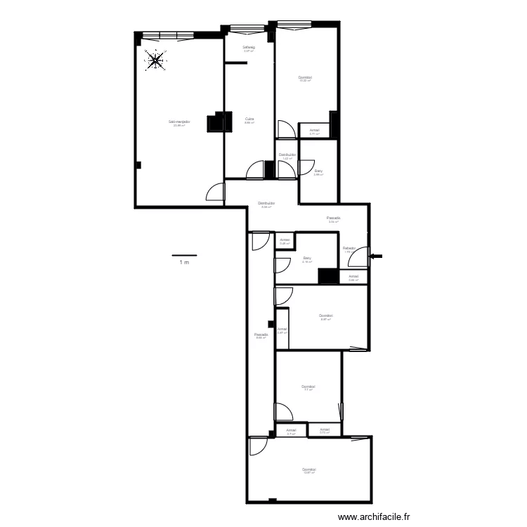 ED EL CORTAL 5 2 ANDORRA LA VELLA. Plan de 