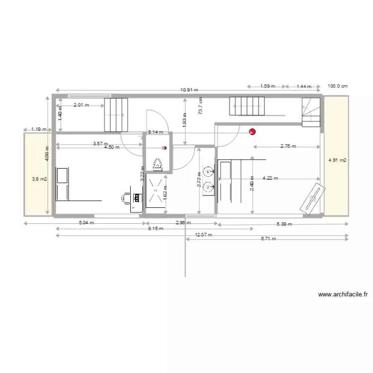 s50 etage IIII. Plan de 