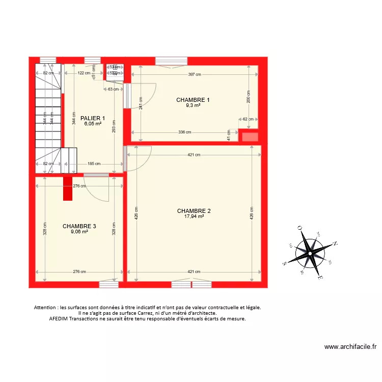 BI 6367 1 ER ETAGE . Plan de 
