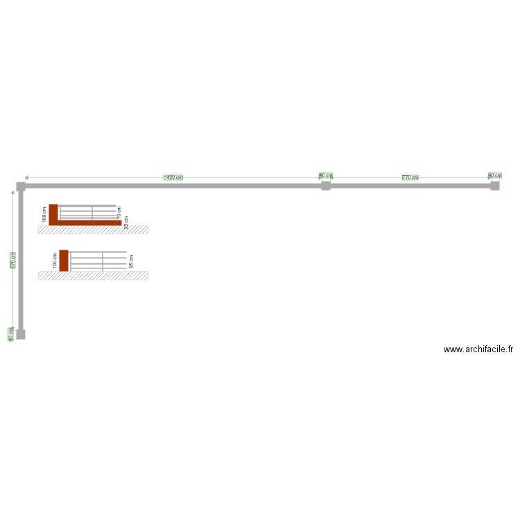 balustrade terrasse piscine pour llofra. Plan de 0 pièce et 0 m2