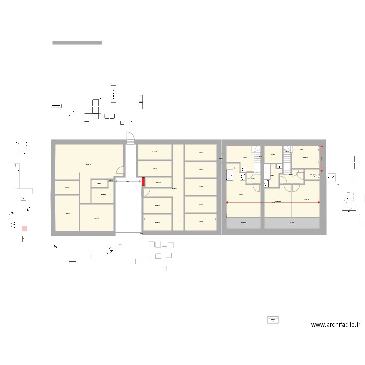 MAISON 01 03. Plan de 0 pièce et 0 m2