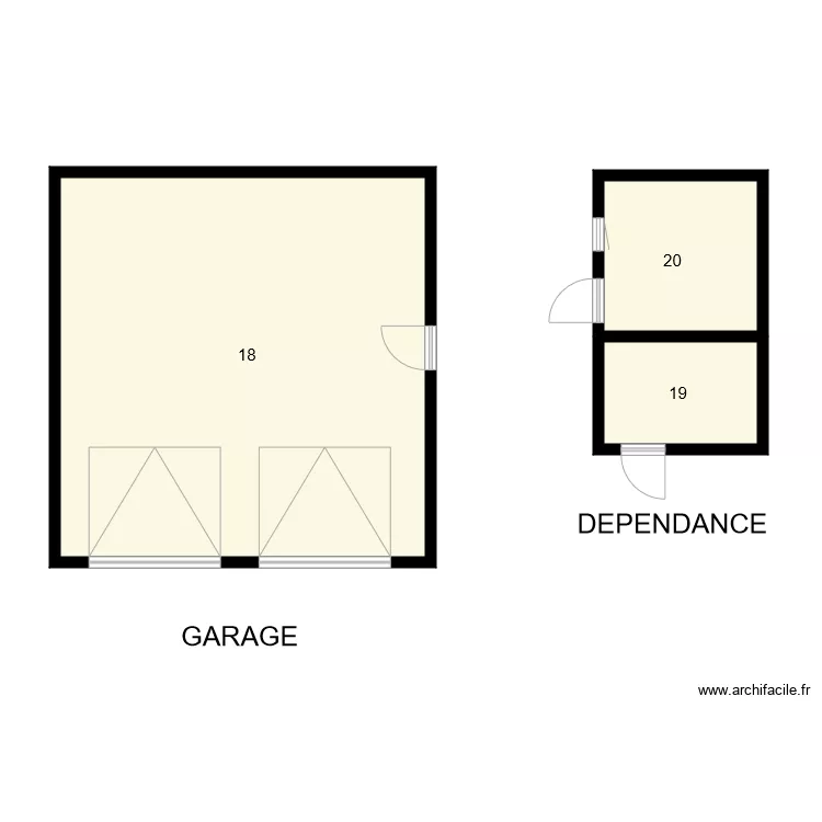 195153 MULLER. Plan de 