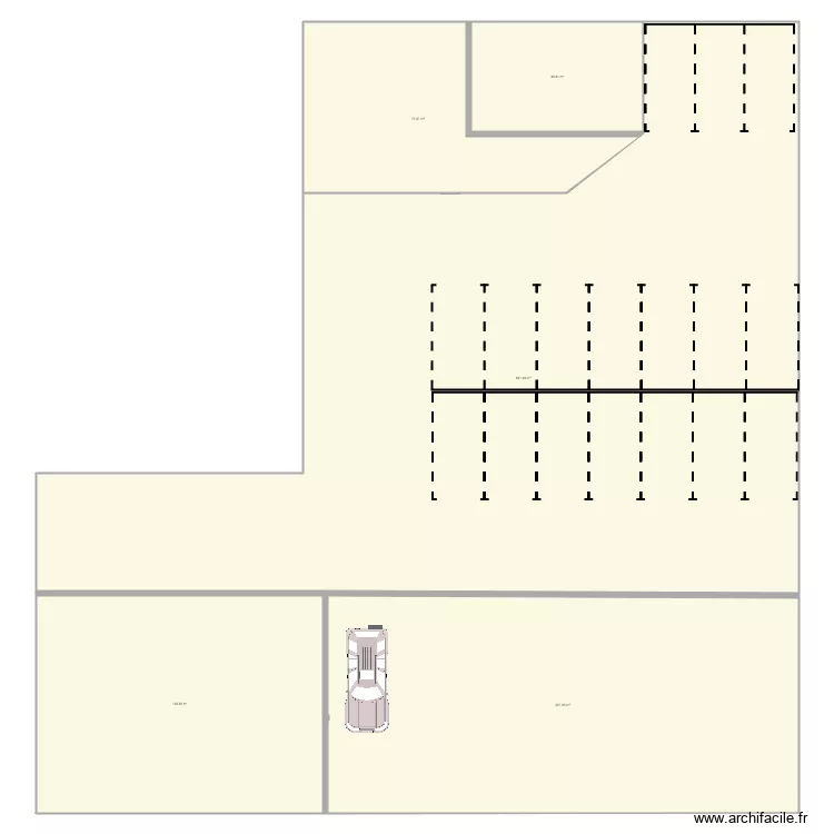 TERRAIN CREIL PARKING 2. Plan de TERRAIN CREIL PARKING 2. Plan de