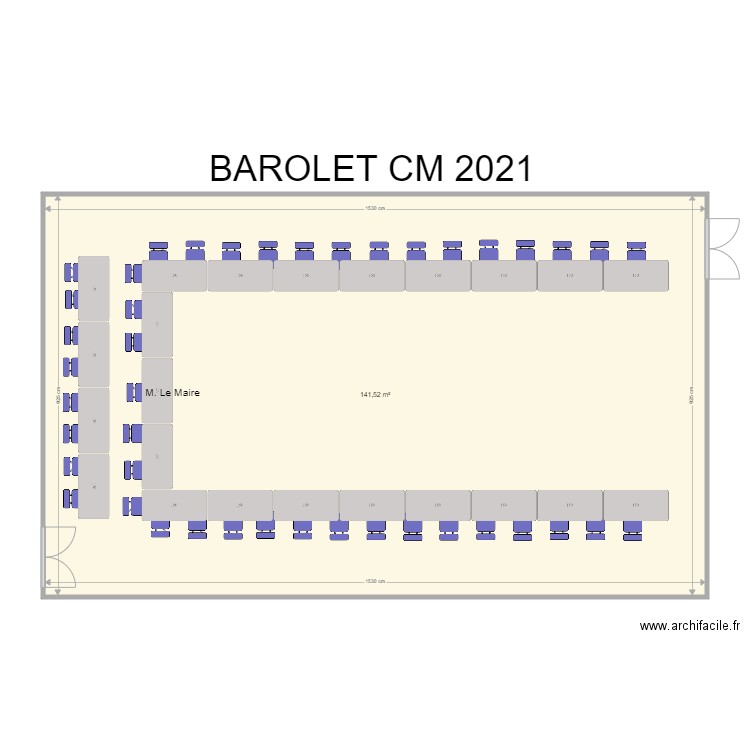 BAROLET réunion CTM. Plan de 0 pièce et 0 m2