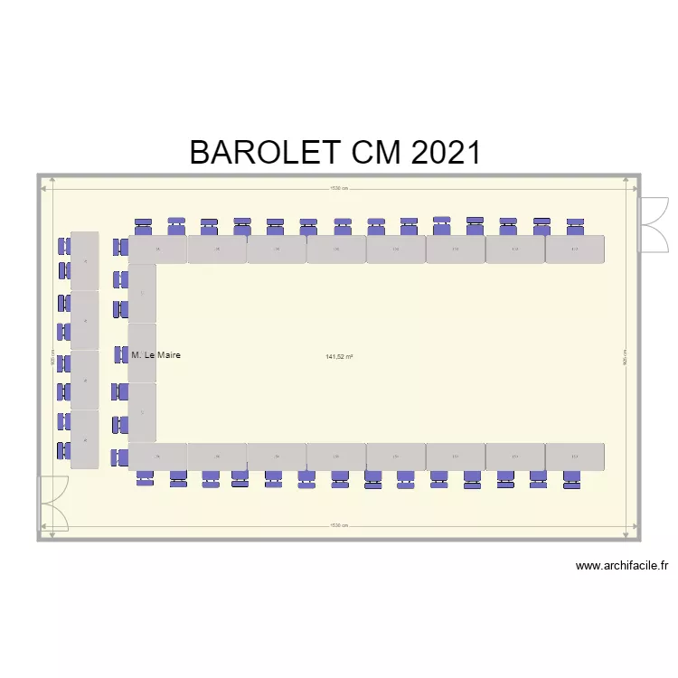BAROLET réunion CTM. Plan de BAROLET réunion CTM. Plan de