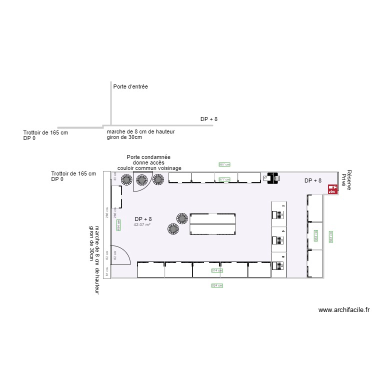 LE REINITAS TABAC PRESSE apr&egrave;s travaux. Plan de 0 pièce et 0 m2