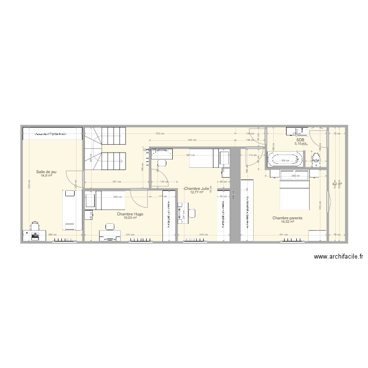 Monein R 1 Projet. Plan de 0 pièce et 0 m2