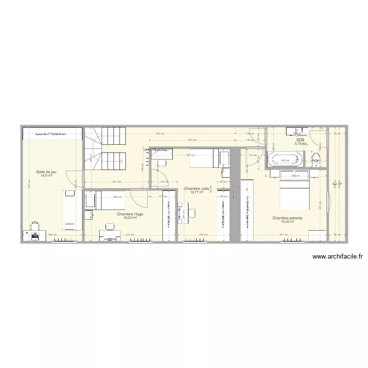 Monein R 1 Projet. Plan de 