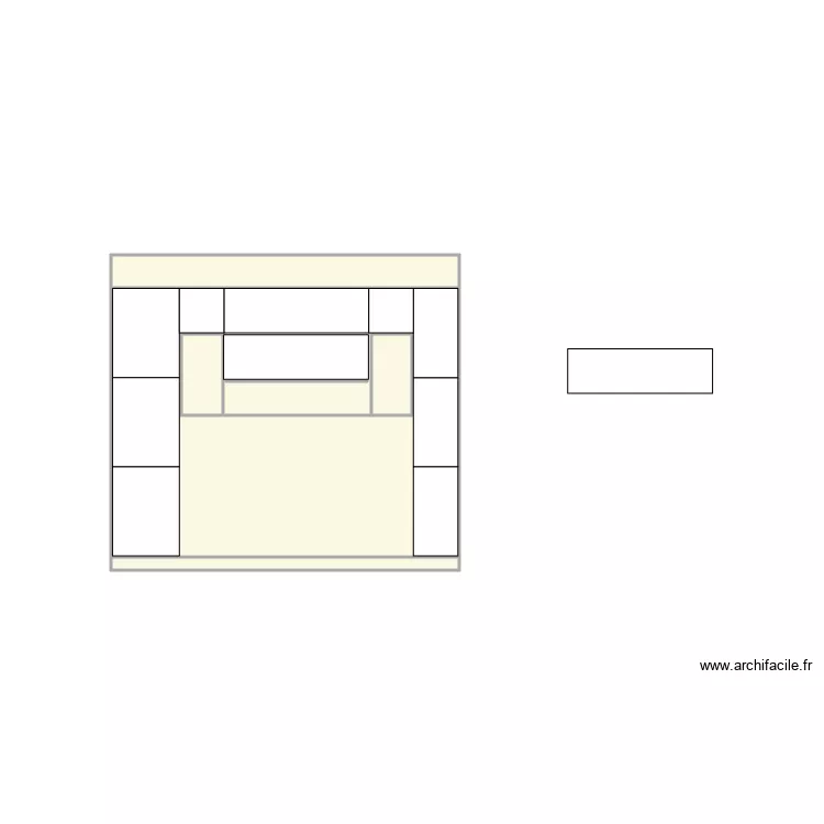 MEUBLE IDIVOUI. Plan de 