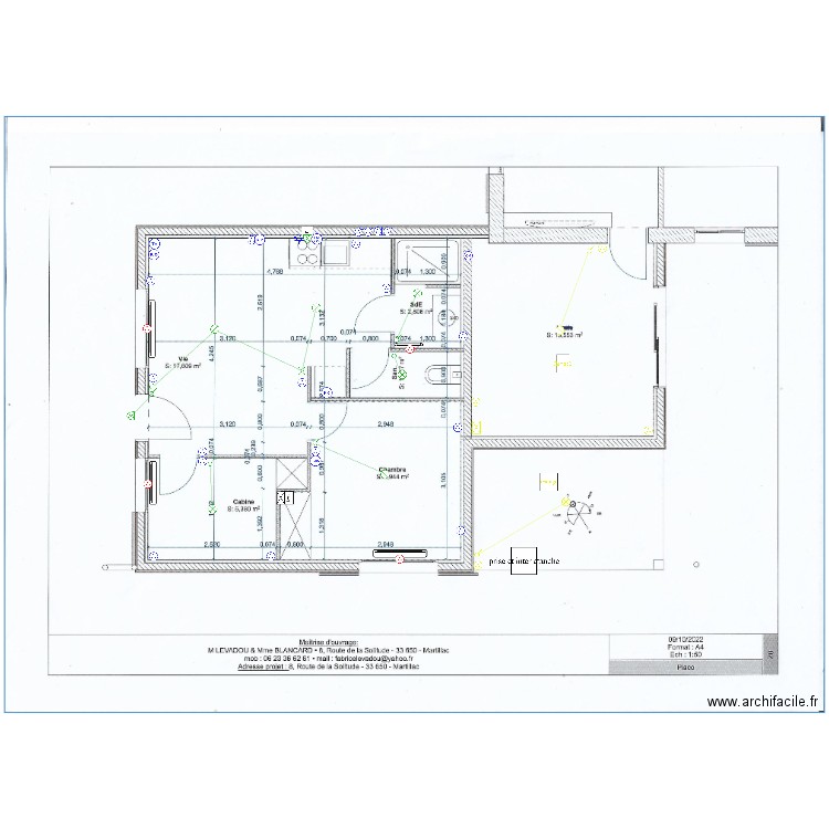 maison. Plan de 0 pièce et 0 m2