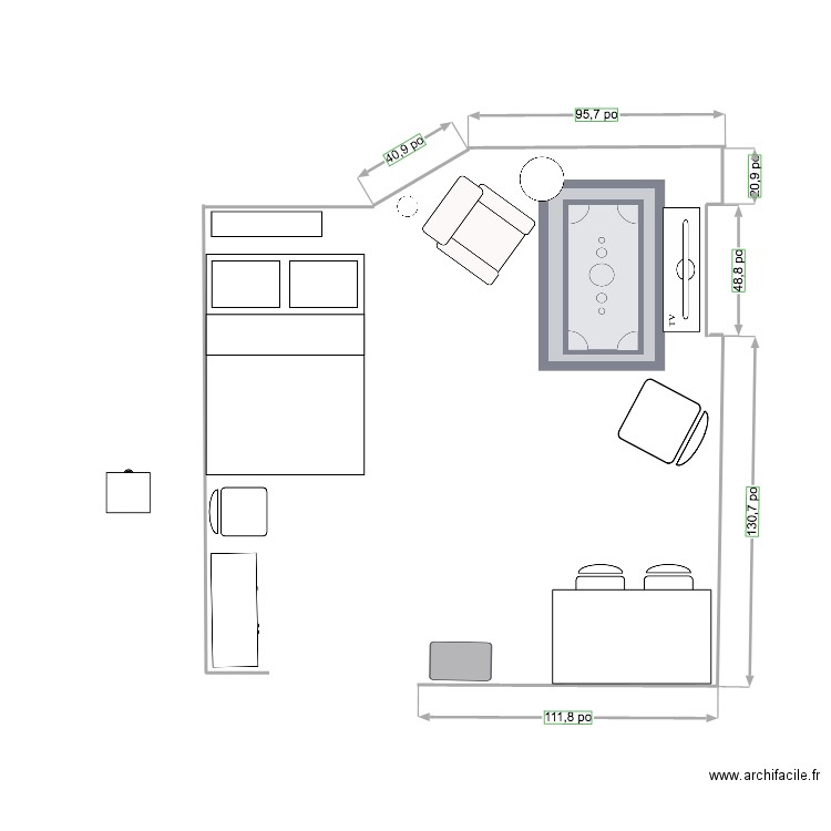 bilodeau. Plan de 0 pièce et 0 m2