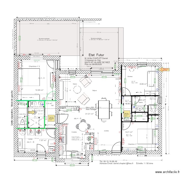 Plan Prises électrique. Plan de 0 pièce et 0 m2