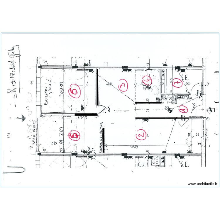 SALSEDOR Plan existant . Plan de 0 pièce et 0 m2