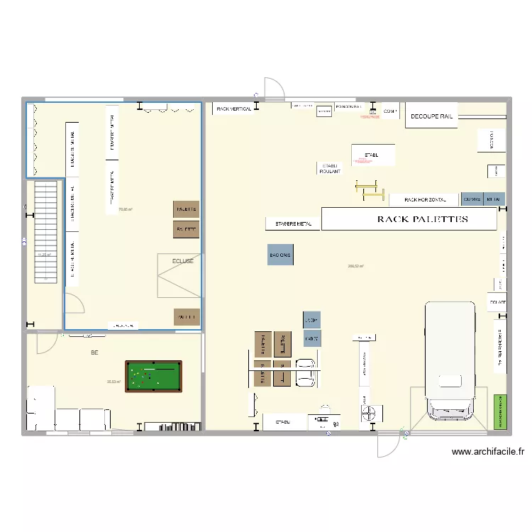 upgrade mezzanine v3. Plan de 