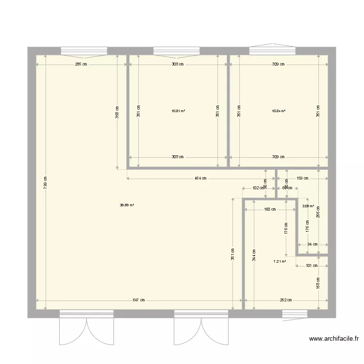 LIONEL MAIISON. Plan de 