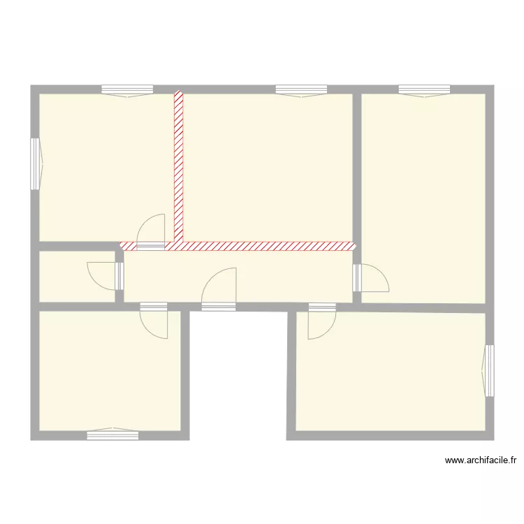 Buchs Goumoens la ville. Plan de 