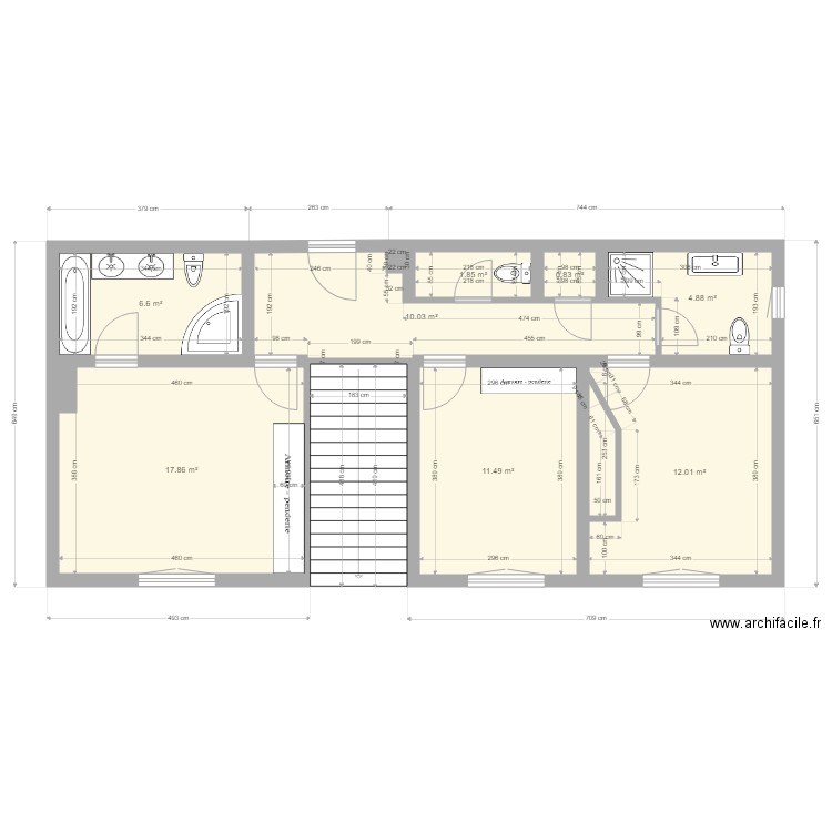 plain pied entrée Propriété BONMORT. Plan de 0 pièce et 0 m2