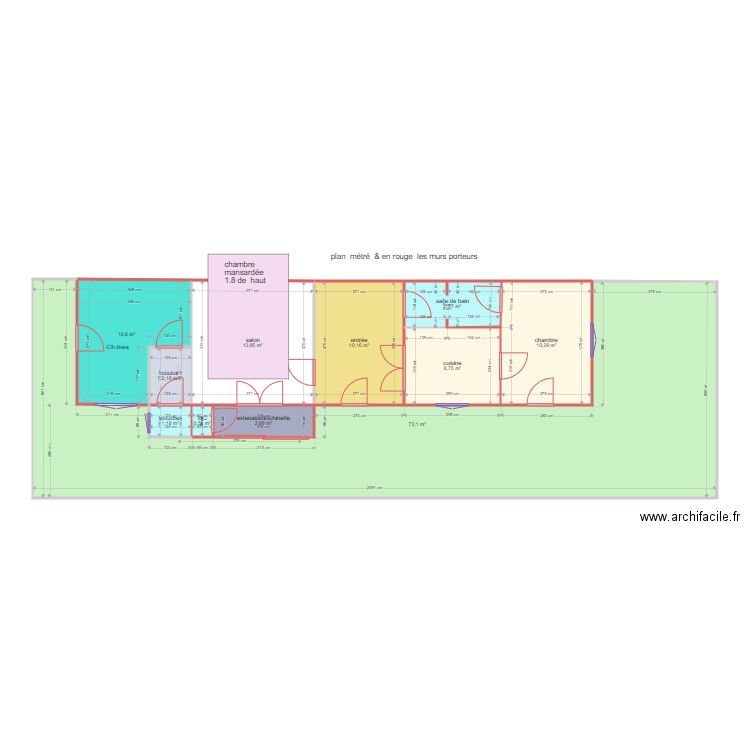 maison Bérengère. Plan de 0 pièce et 0 m2