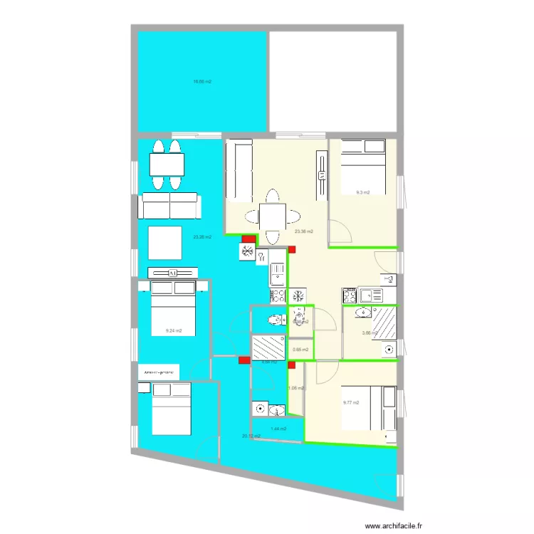 1er etage. Plan de 1er etage. Plan de