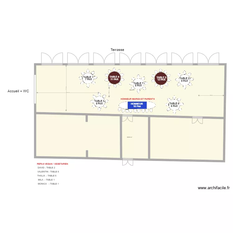 CIRCULATION SALLE MARINE + ALEJANDRO  DEF . Plan de 