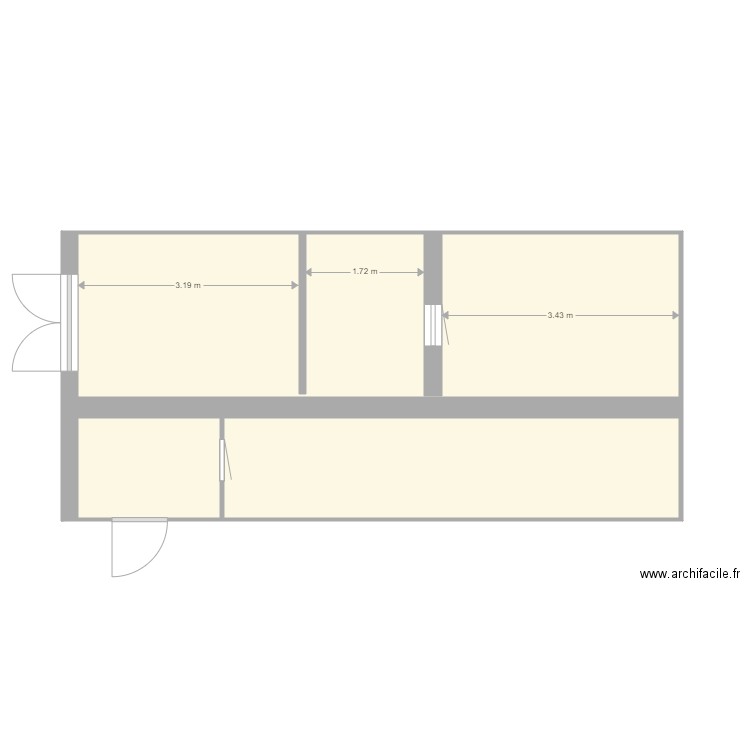 terrain et four. Plan de 0 pièce et 0 m2