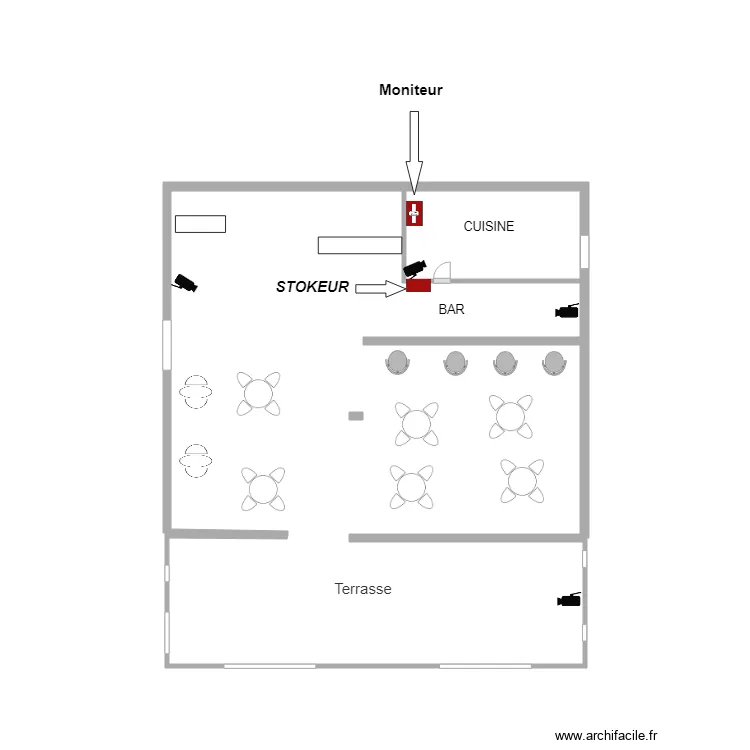 Chablis Bar BIS. Plan de 