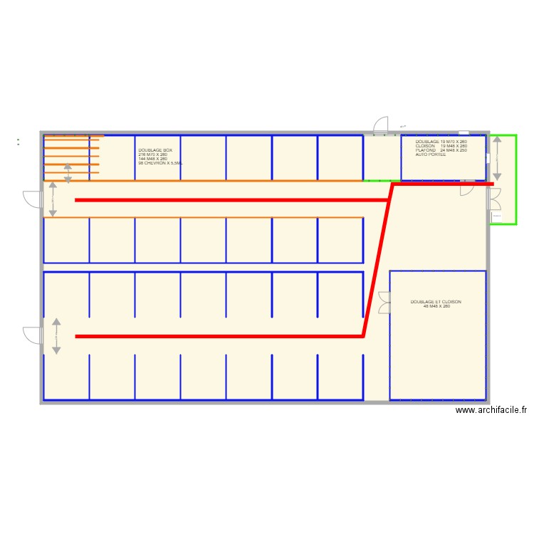 plan assifep. Plan de 324 pièces et 856 m2