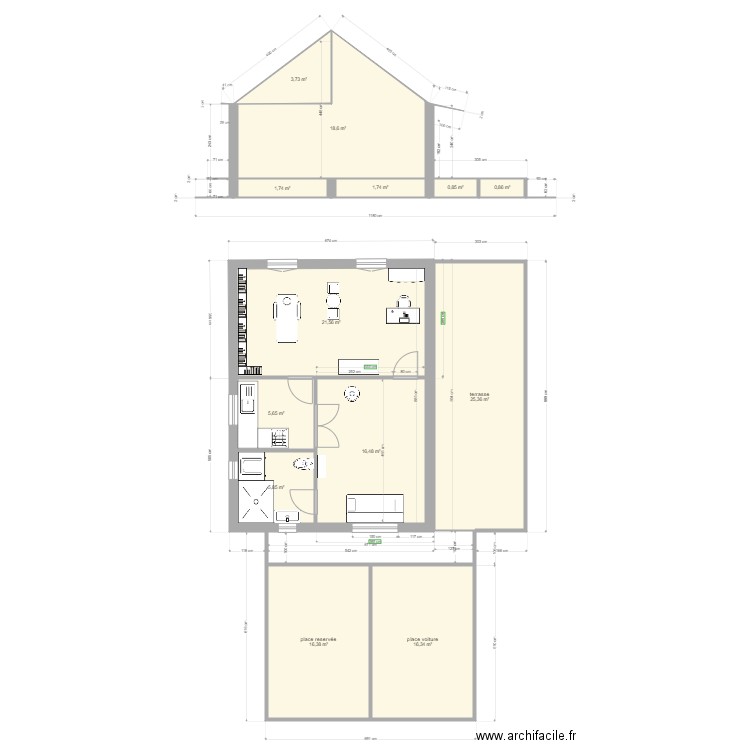 habita. Plan de 0 pièce et 0 m2