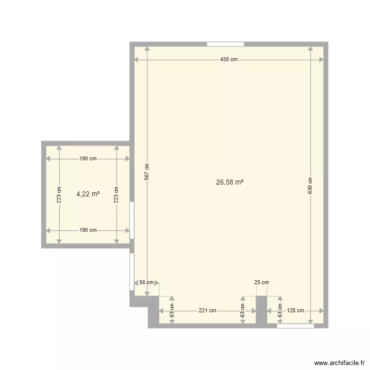 sainte marie cappel. Plan de 