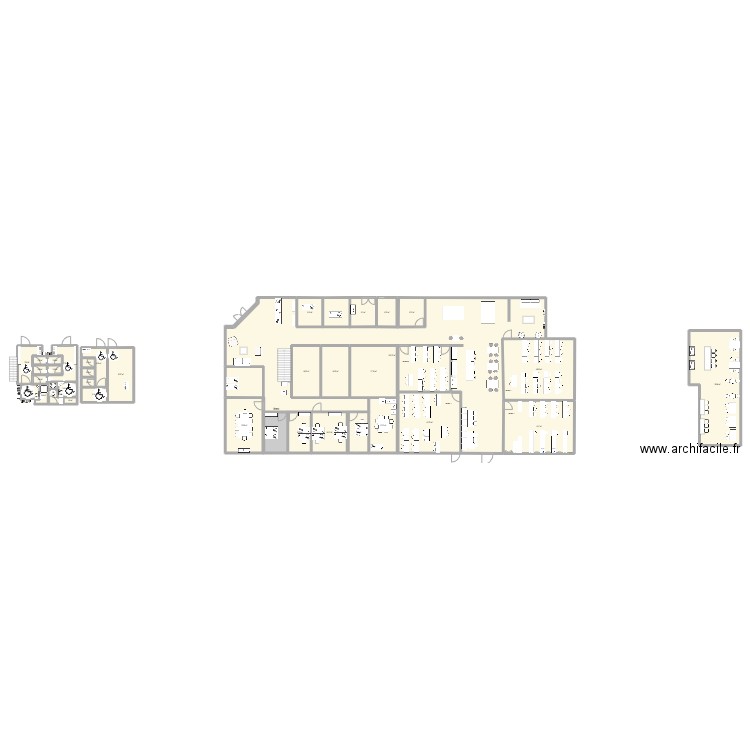 CFI New 2. Plan de 36 pièces et 695 m2