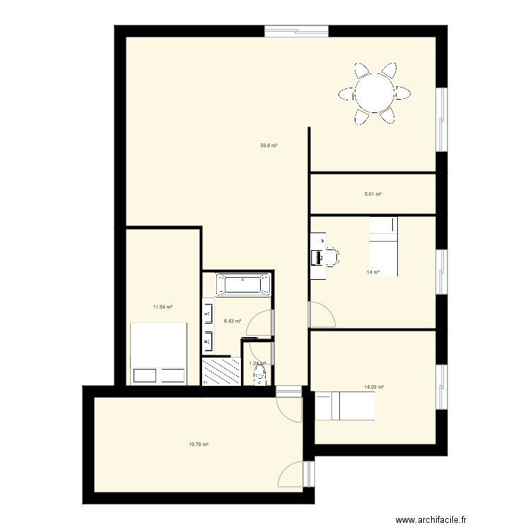 maison2. Plan de 0 pièce et 0 m2