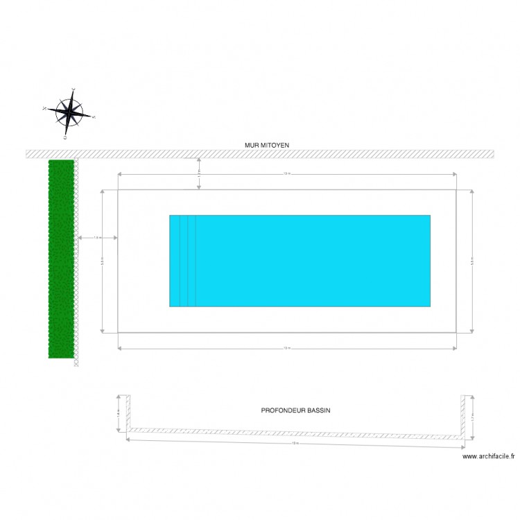 PLAN TERRASSEMENT. Plan de 0 pièce et 0 m2