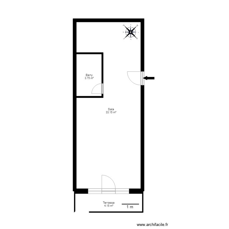 ED DEU SOL F AP 001 INCLES CANILLO. Plan de 0 pièce et 0 m2