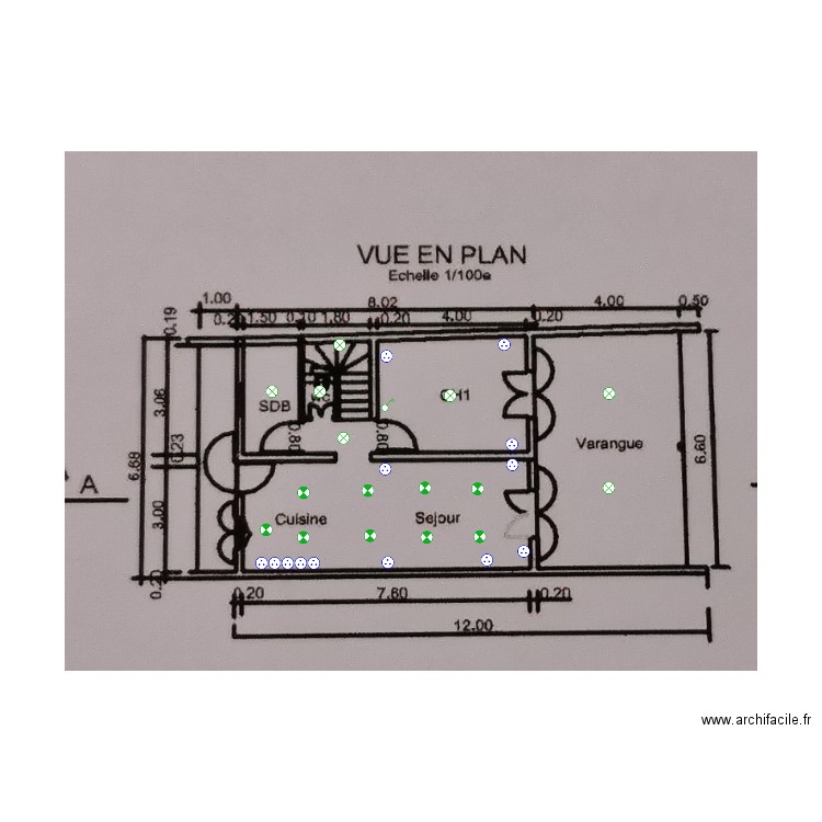 projet govindin. Plan de 0 pièce et 0 m2