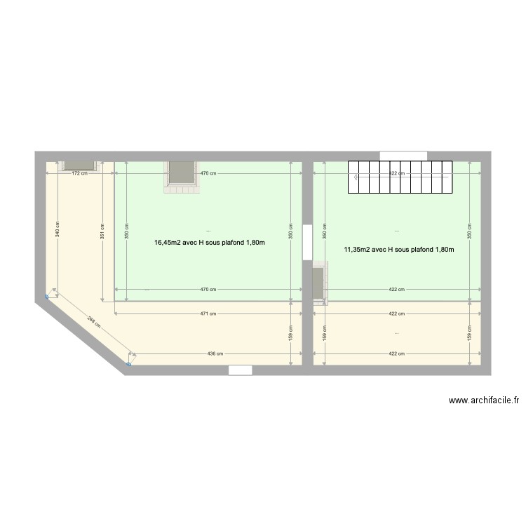 Mesure combles Fransman . Plan de 0 pièce et 0 m2