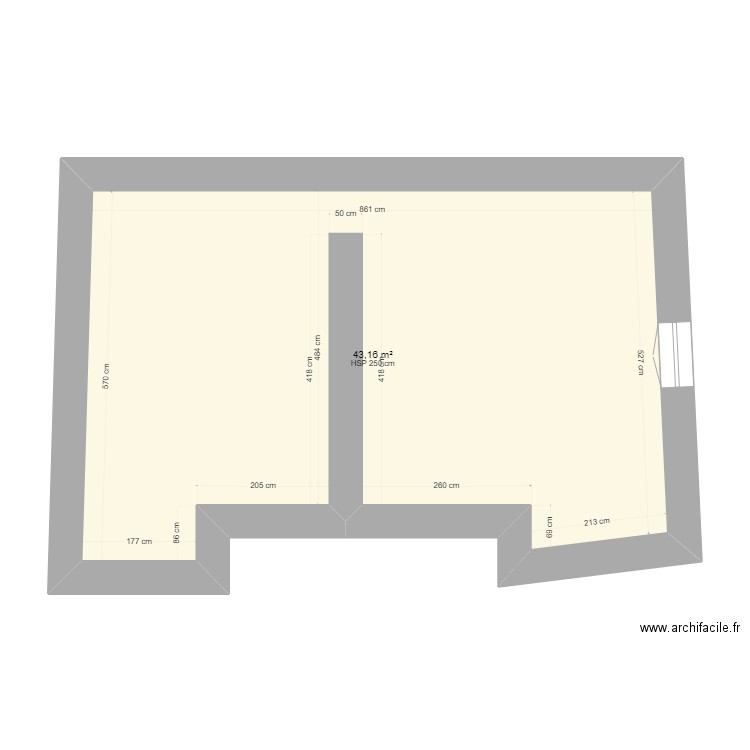 2éme étage STe Cécile. Plan de 0 pièce et 0 m2