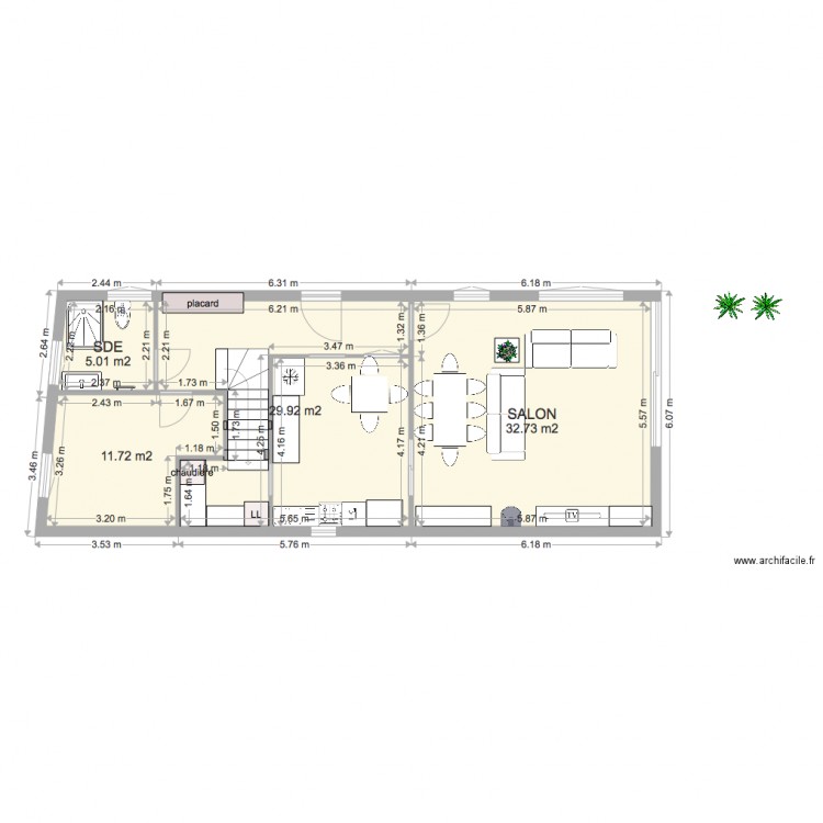 PROJET RDC CHIRTOCA 1. Plan de 0 pièce et 0 m2