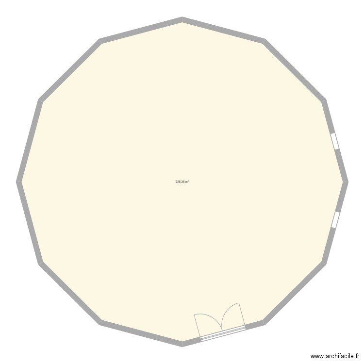 sale polivalente. Plan de 0 pièce et 0 m2