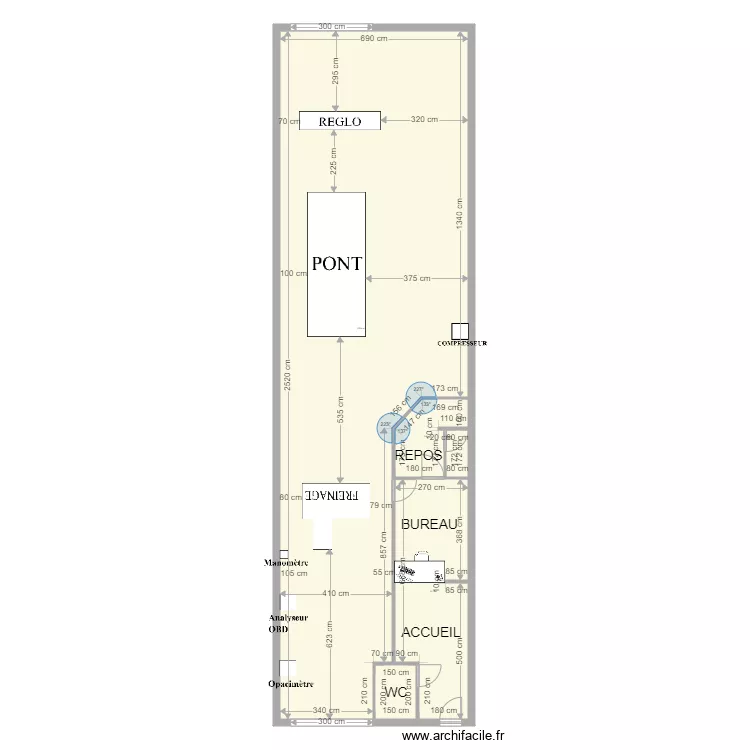 Portiragnes. Plan de 