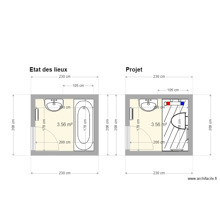 MAGAND André sdb. Plan de 0 pièce et 0 m2