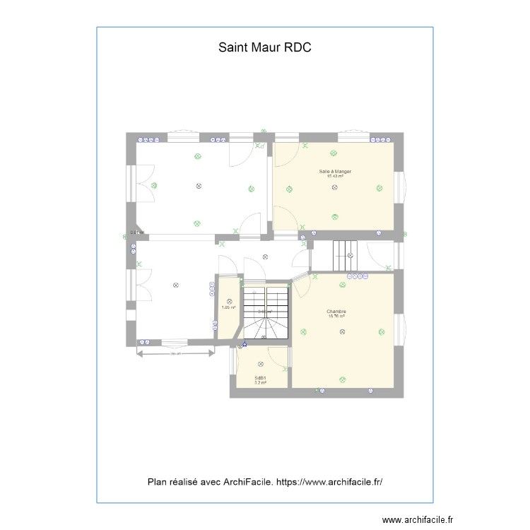 Saint Maur RDC au 23112018. Plan de 0 pièce et 0 m2