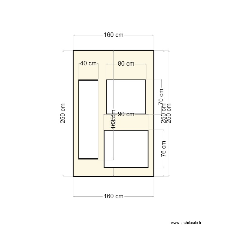 Salle de bain Catherine. Plan de 0 pièce et 0 m2