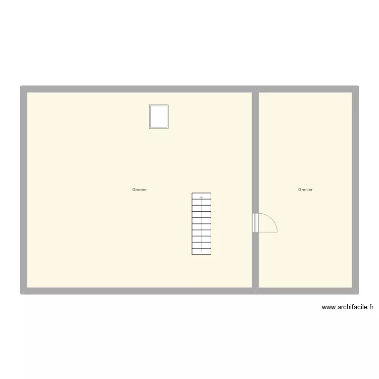 Croquis BAHA Grenier. Plan de Croquis BAHA Grenier. Plan de