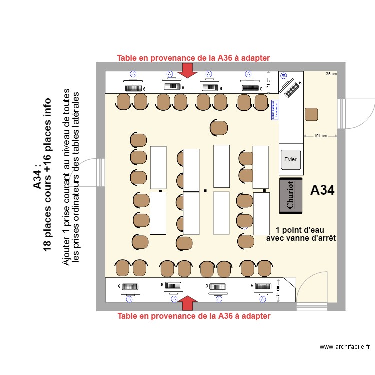 A34. Plan de 0 pièce et 0 m2