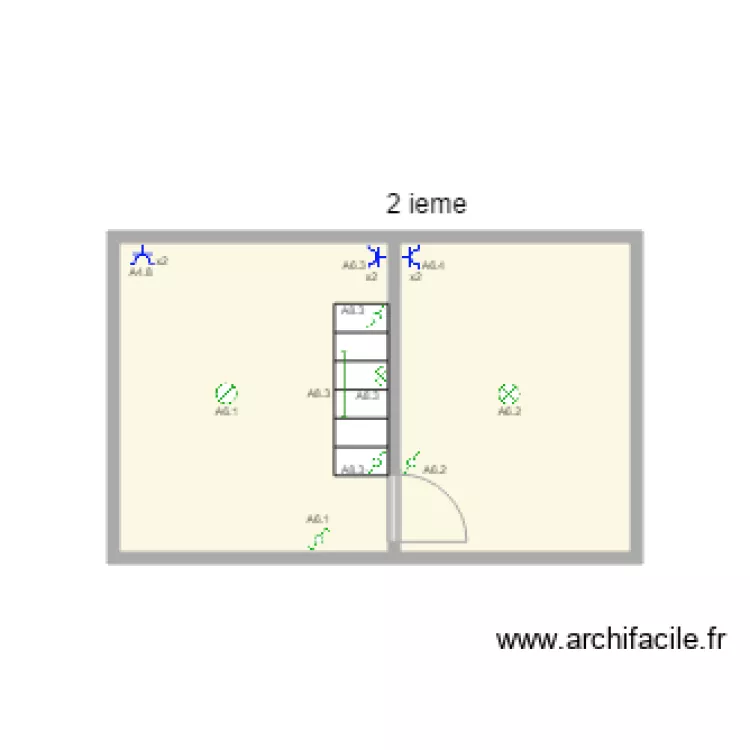 Vottem maison 2ieme. Plan de Vottem maison 2ieme. Plan de